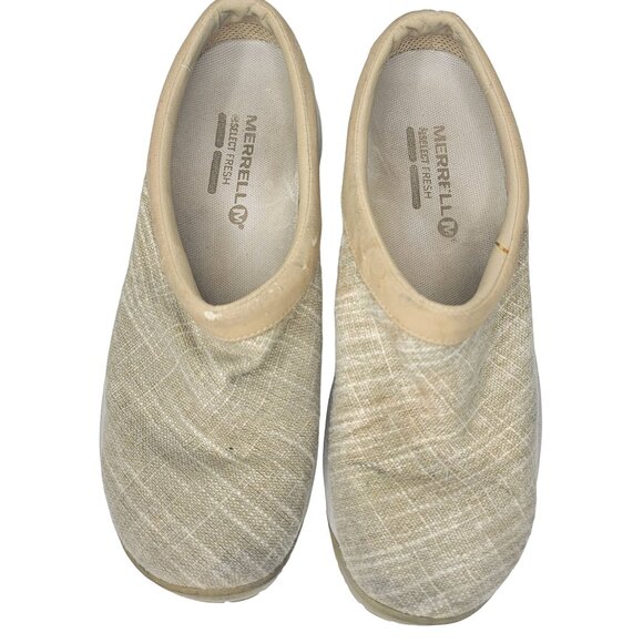 Merrell Women's Rucksack Performance Footwear Size 9 US Beige & Tan Slip-On Shoe - Picture 2 of 9